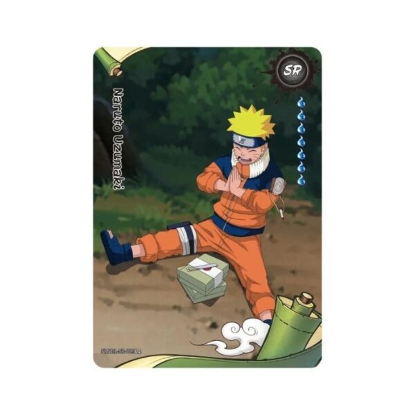 Kayou Naruto Smriti collectible card featuring Chapter Jin, showcasing vibrant artwork and character details