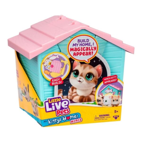 Little Live Pets S3 Mini Pet Set featuring a colorful mystery plush toy in a playful pose
