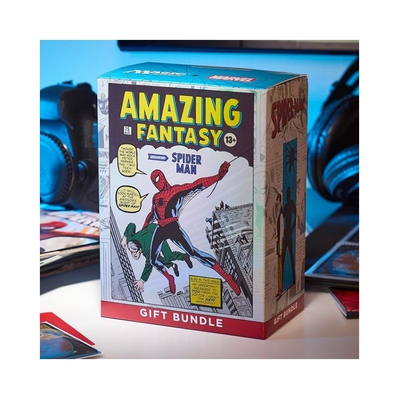 MTG_ Marvel’s Spider-Man Gift Bundle – D45320000-2 Gift bundle featuring Marvel's Spider-Man, including themed items and collectibles for fans of the franchise