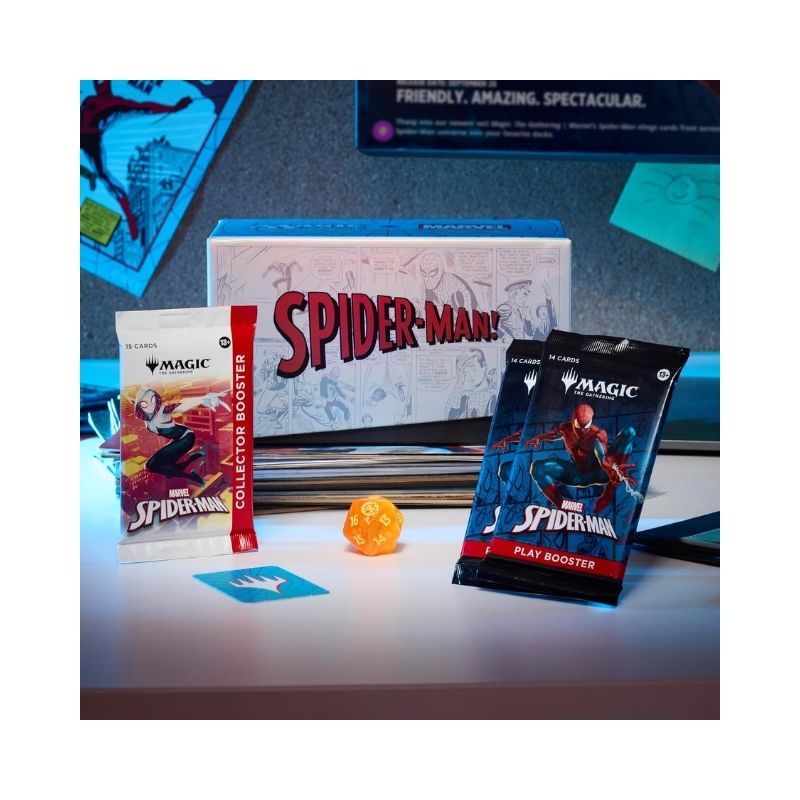 MTG_ Marvel’s Spider-Man Gift Bundle – D45320000-4 Gift bundle featuring Marvel's Spider-Man, including themed items and collectibles for fans of the franchise