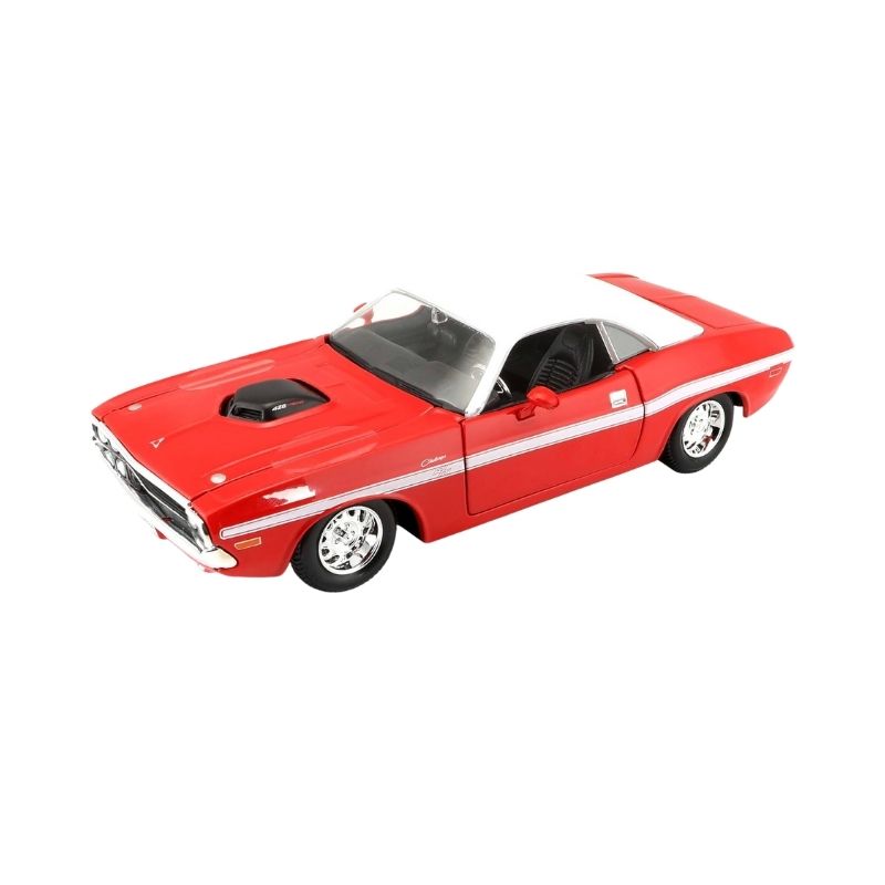 Maisto 1970 Dodge Challenger R_T Coupe - 31263 aisto model of a classic 1970 Dodge Challenger R/T Coupe, showcasing its iconic shape