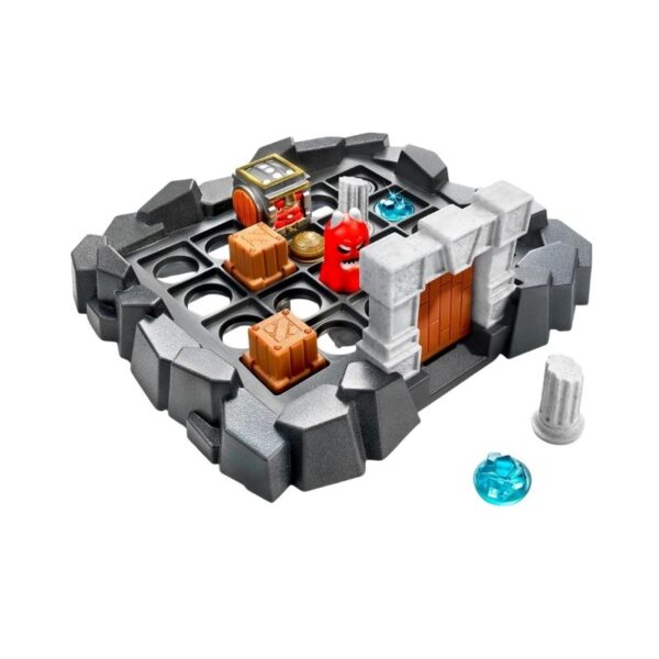 A vibrant game interface featuring colorful blocks and a paddle, inviting players to break through layers of obstacles