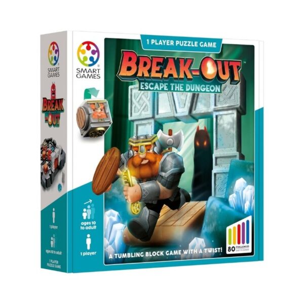 A vibrant game interface featuring colorful blocks and a paddle, inviting players to break through layers of obstacles