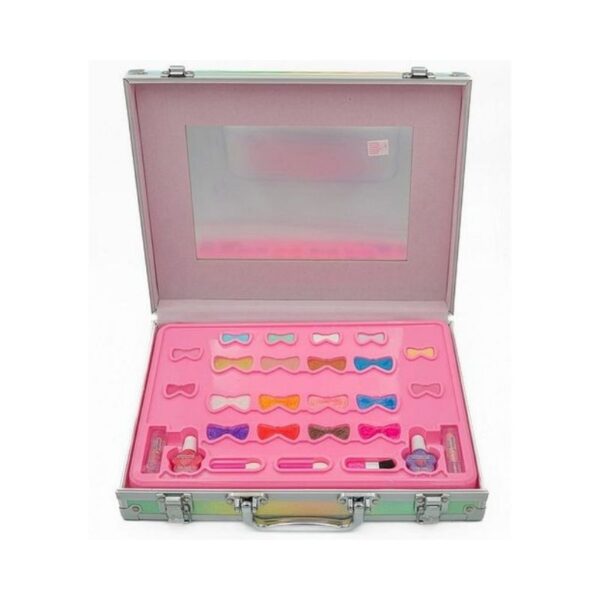 A stylish Shush Cute Cosmetic Case featuring a playful design, perfect for organizing makeup and beauty essentials