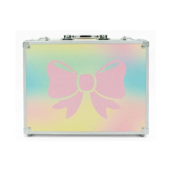 A stylish Shush Cute Cosmetic Case featuring a playful design, perfect for organizing makeup and beauty essentials