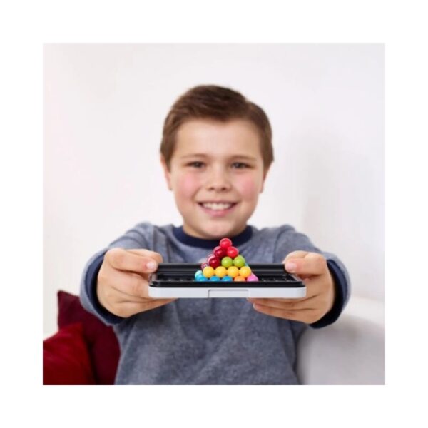 Smart Games IQ Puzzler Pro, a colorful brain teaser with various puzzle pieces for enhancing logical thinking skills