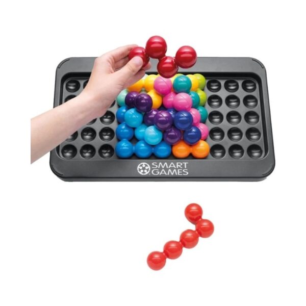 Smart Games IQ Puzzler Pro XXL, a colorful brain teaser with various puzzle pieces for challenging gameplay