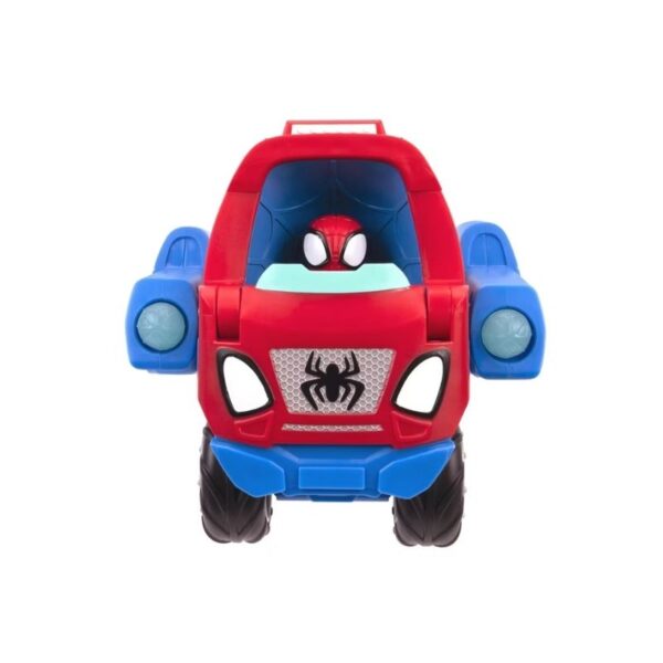 Spidey N Friends Web Wave Cruiser, a colorful toy vehicle featuring Spider-Man and friends, ready for action-packed adventures