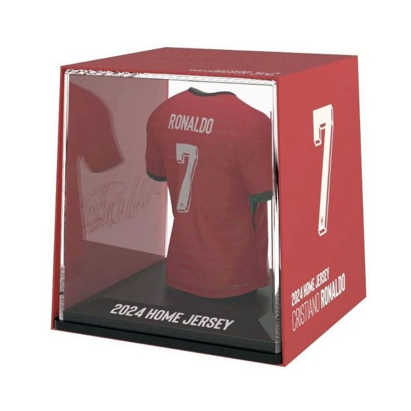 Splink Ronaldo (Portugal) Home Jersey - 75357 Home jersey of Cristiano Ronaldo, Portugal, featuring the national colors and emblem, designed for fans and players alike