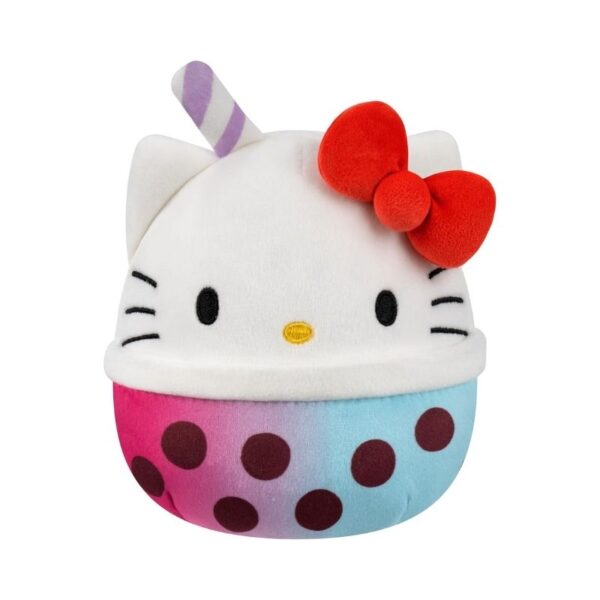 A Squishmallows Hello Kitty plush toy from the Scented Mystery Squad collection, featuring a cute design and soft texture