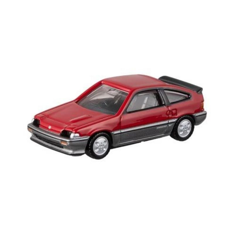 Takara Tomy Tomica Ballade Sports CR-X - TT-936435-1 Takara Tomy Tomica Ballade Sports CR-X toy car in vibrant colors, showcasing detailed design and realistic features