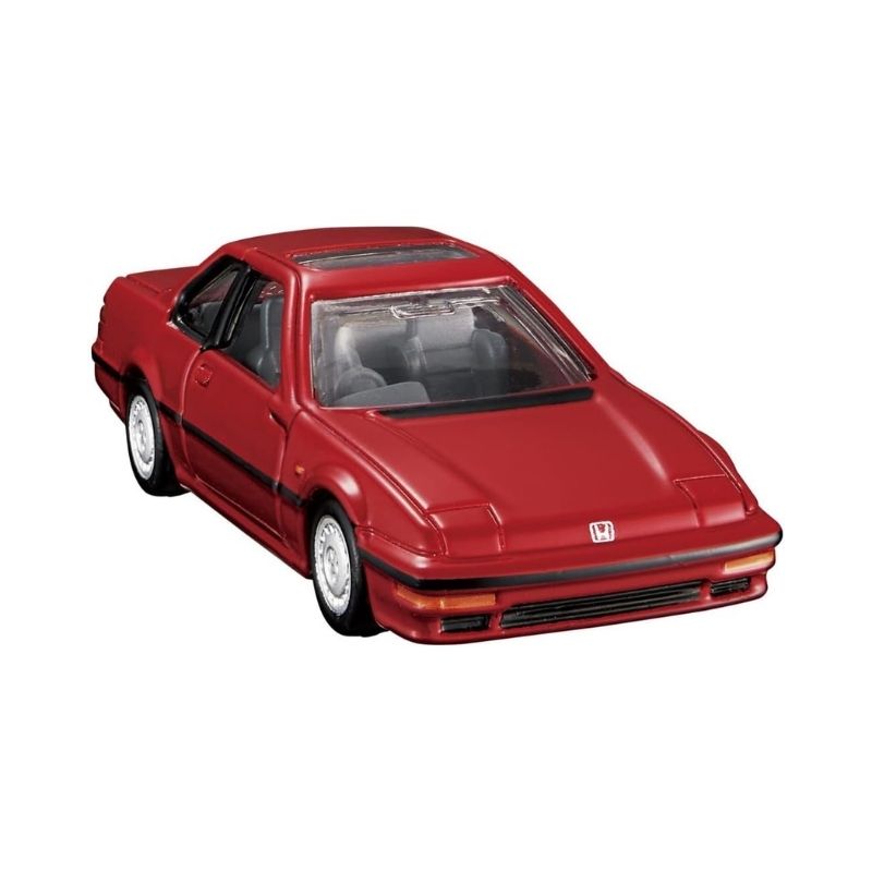 Takara Tomy Tomica Honda Prelude – TT-930433-2 Takara Tomy Tomica model of a Honda Prelude, showcasing detailed design and vibrant colors in a miniature toy format