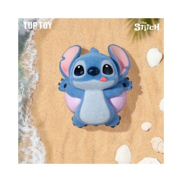 Colorful blind box featuring Disney Stitch yoga figures from the Vibrant Yoga Series, showcasing various poses and expressions