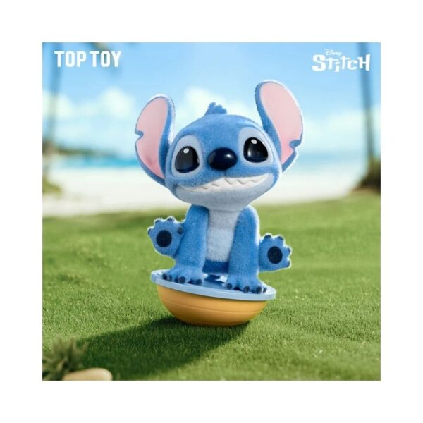 Colorful blind box featuring Disney Stitch yoga figures from the Vibrant Yoga Series, showcasing various poses and expressions