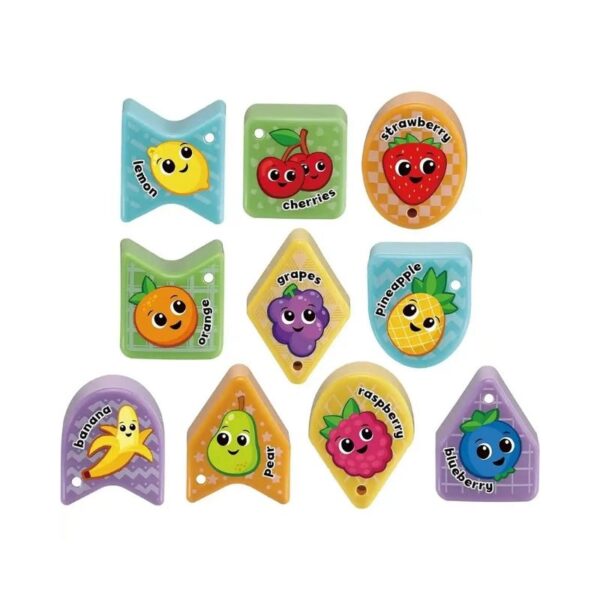 Colorful Vtech Sorting Fun Apple toy with various shapes for children to sort and learn about colors and shapes