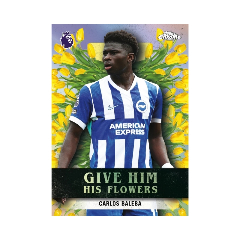 2026 Topps Chrome Premier League Hobby Box – 8611-3 2026 Topps Chrome Premier League Hobby Box featuring vibrant player images and collectible card designs.