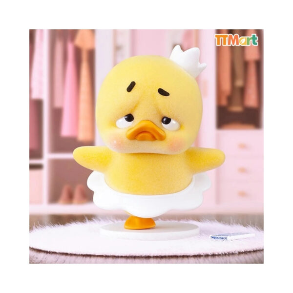 A box featuring an upset duck character, labeled 