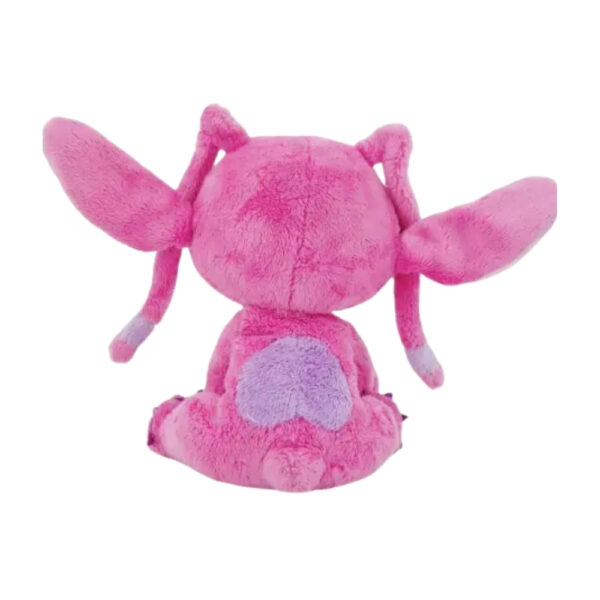 A soft Disney plush toy featuring Stitch and Angel, showcasing their vibrant colors and adorable expressions
