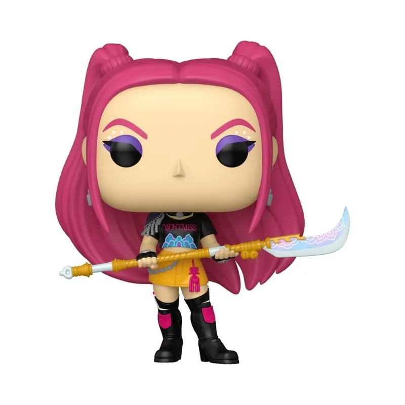 Funko Pop! figure of Mira from KPOP Demon Hunters, featuring vibrant colors and a dynamic pose