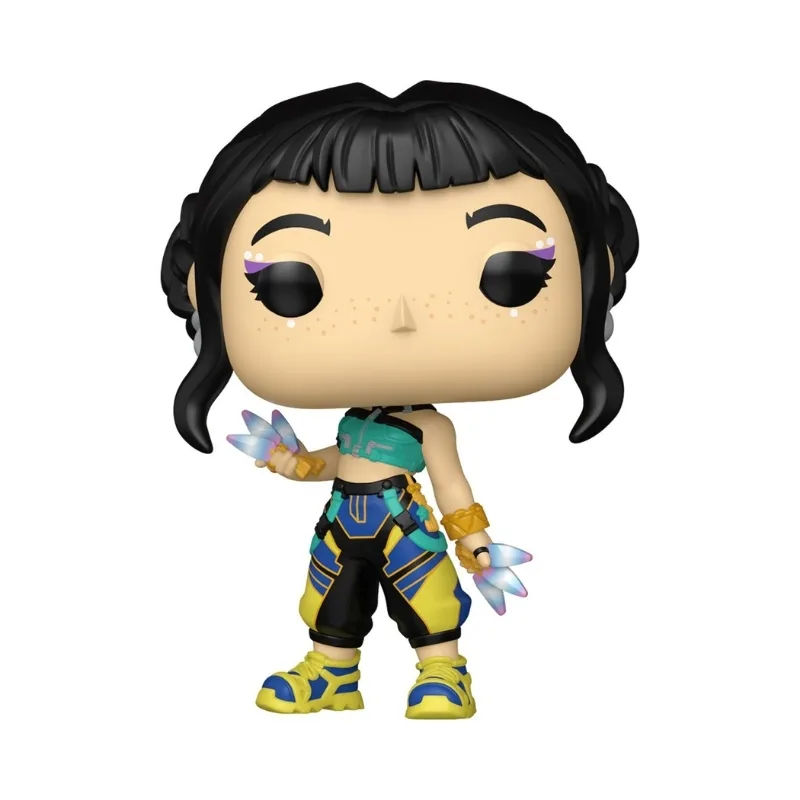 Funko Pop! figure of Zoey from KPOP Demon Hunters, featuring vibrant colors and a playful design