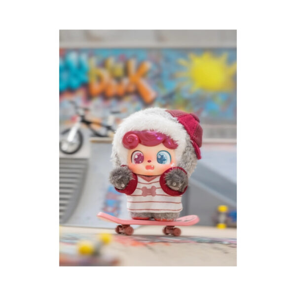 Plush pendant from Jotoys QKid Outdoor Activities Series, featuring a colorful design in a blind box packaging