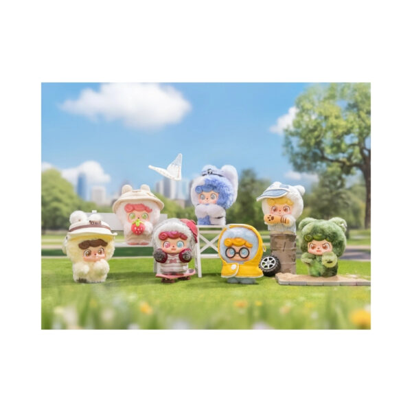 Plush pendant from Jotoys QKid Outdoor Activities Series, featuring a colorful design in a blind box packaging