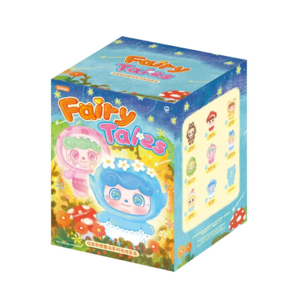 Jotoys QKid Fairy Tales Series plush pendant blind box featuring various whimsical characters for collectors and children