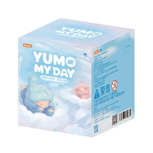 Jotoys Yumo My Day Series Blind Box featuring a colorful assortment of collectible figures in a sealed package