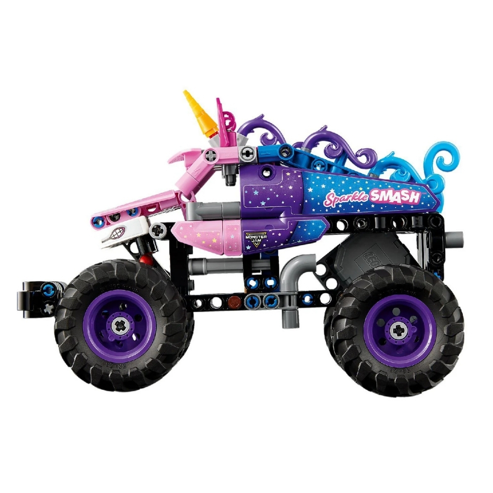 LEGO 42220 Monster Jam Sparkle Smash – 6581026-2 LEGO 42220 Monster Jam Sparkle Smash, featuring a vibrant monster truck design with glittery accents for exciting playtime adventures