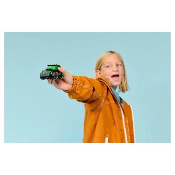 LEGO 60484 City Rides set featuring a colorful gaming race car with a driver and racing accessories