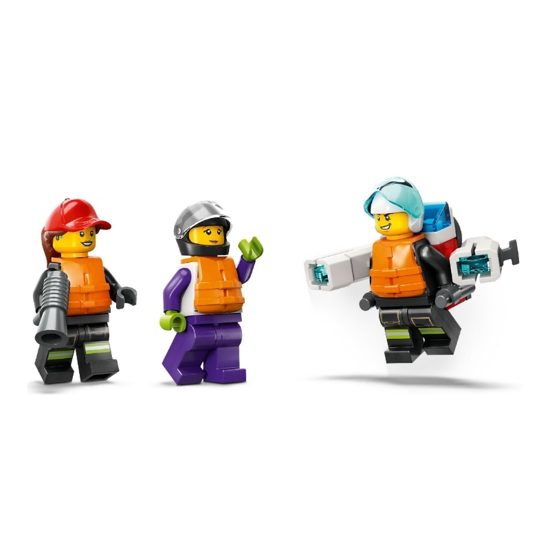 LEGO City 60373 Fire Rescue Boat – 6425834-5 LEGO City 60373 Fire Rescue Boat set featuring a boat, firefighter minifigure, and water rescue accessories