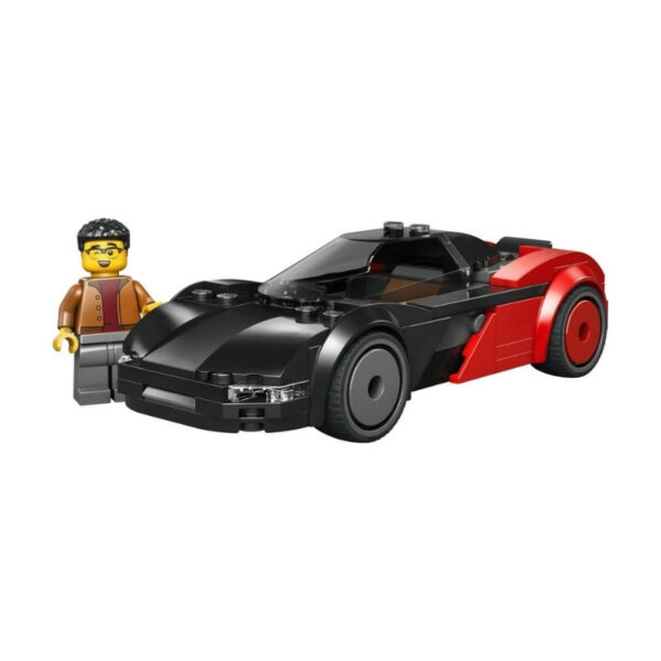 LEGO City 60486 set featuring a sleek, colorful EV supercar with detailed design and accessories for imaginative play
