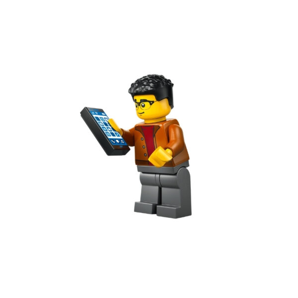 LEGO City 60486 set featuring a sleek, colorful EV supercar with detailed design and accessories for imaginative play