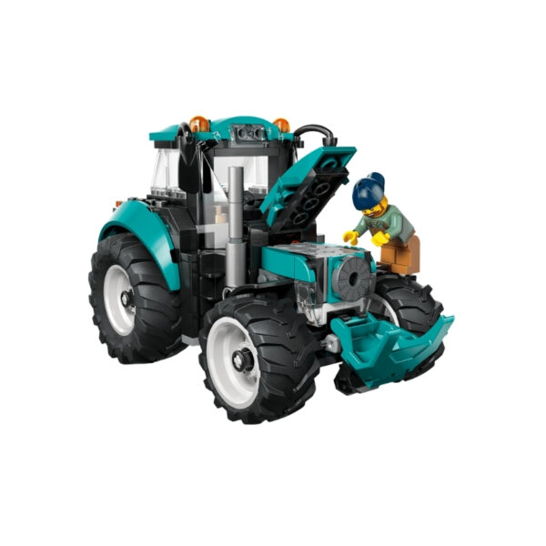 LEGO Tractor building toy from the City series, includes a minifigure and farm-themed accessories for children 6+