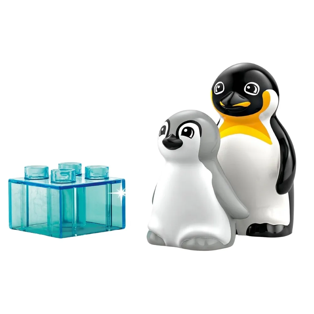 LEGO Duplo 10442 set featuring colorful penguin figures in a playful, educational design for young children