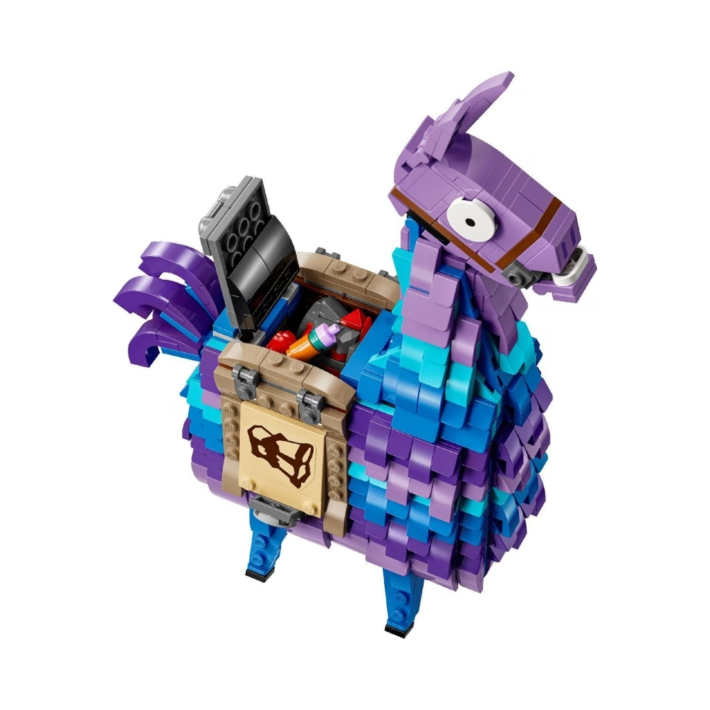 LEGO Fortnite 77071 Supply Llama – 6471362-2 LEGO Fortnite 77071 Supply Llama set featuring a colorful llama figure and various building accessories for creative play