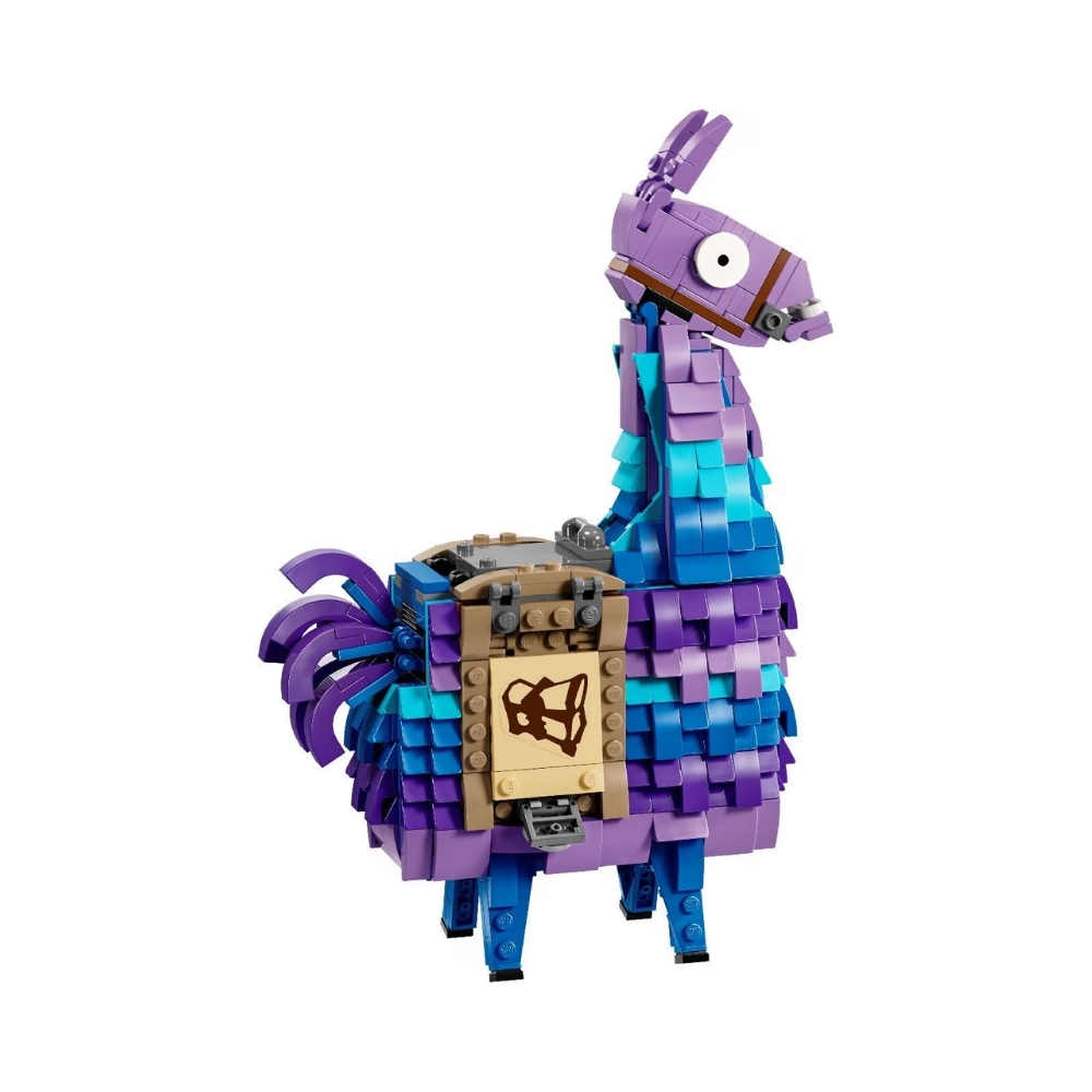 LEGO Fortnite 77071 Supply Llama – 6471362-3 LEGO Fortnite 77071 Supply Llama set featuring a colorful llama figure and various building accessories for creative play