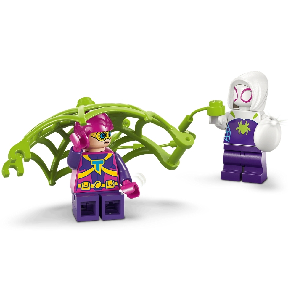 LEGO Marvel 11200 Spidey And Gobby’S Raptor Battle – 6526770 LEGO Marvel set with Spidey and Green Goblin in an action scene, featuring a raptor and vibrant building pieces