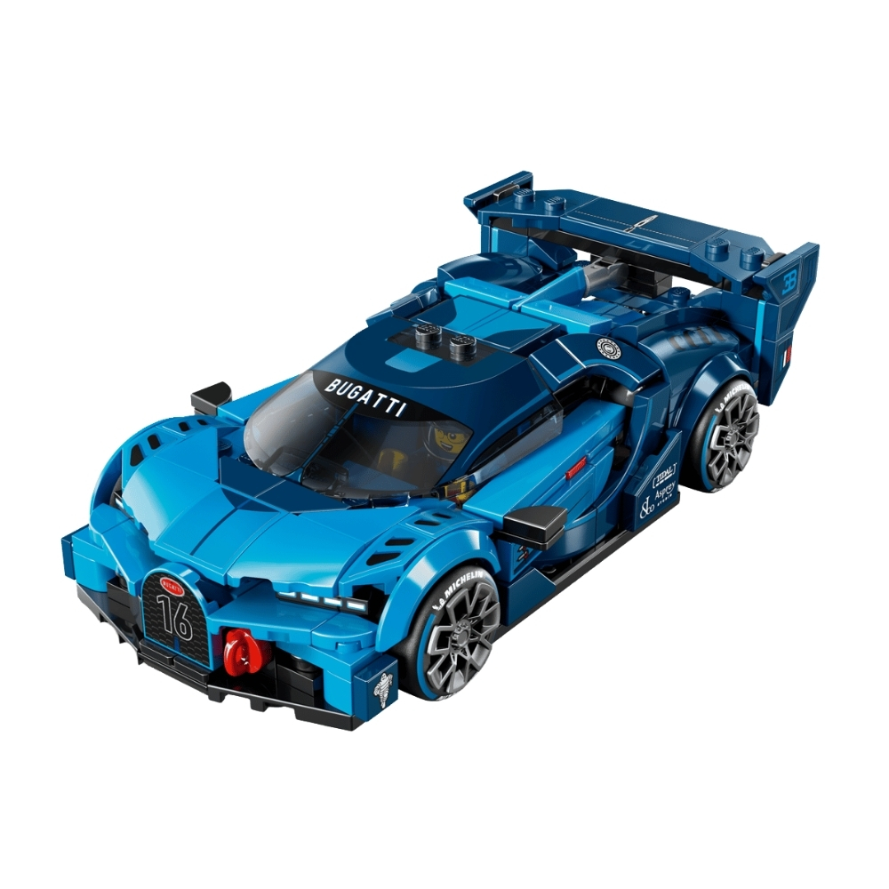 LEGO Speed 77253 Buggatti Vision GT Hyper Sport – 6588743-1 LEGO Speed Champions 77253 set featuring a detailed Bugatti Vision GT hypercar model in vibrant colors