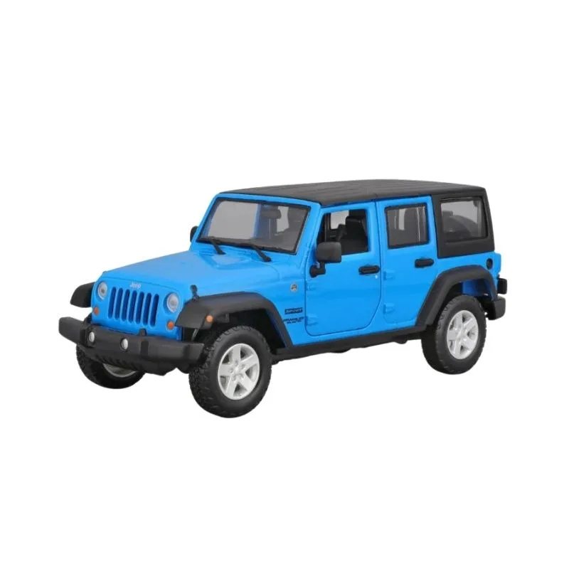 Maisto 1:24 Special Edition model of a 2015 Jeep Wrangler Unlimited in detailed design and vibrant colors