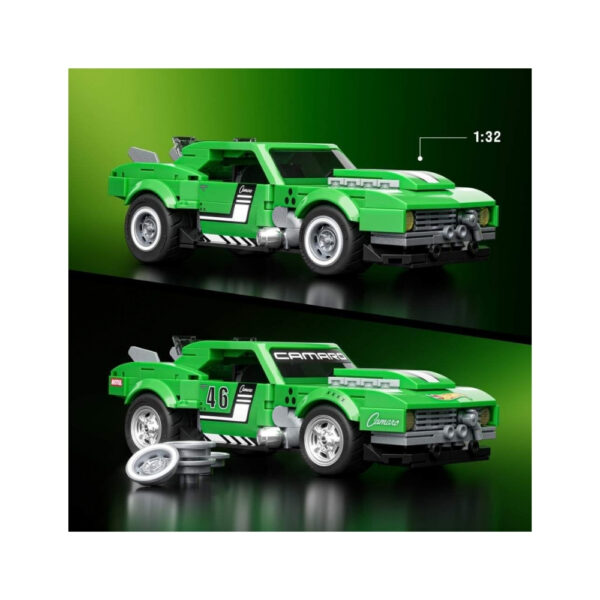 Hot Wheels Speed Camaro toy car from Mattel, featuring a sleek design and vibrant colors, ideal for racing play