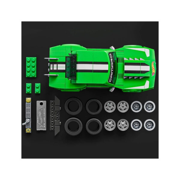 Hot Wheels Speed Camaro toy car from Mattel, featuring a sleek design and vibrant colors, ideal for racing play