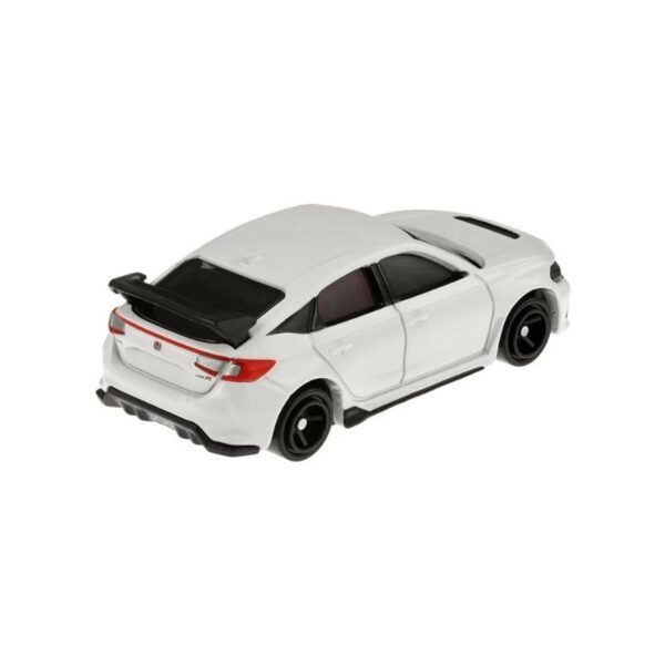 Takara Tomy Tomica model of a red Honda Civic TYPE R, showcasing detailed design and realistic features