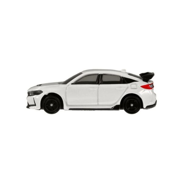 Takara Tomy Tomica model of a red Honda Civic TYPE R, showcasing detailed design and realistic features