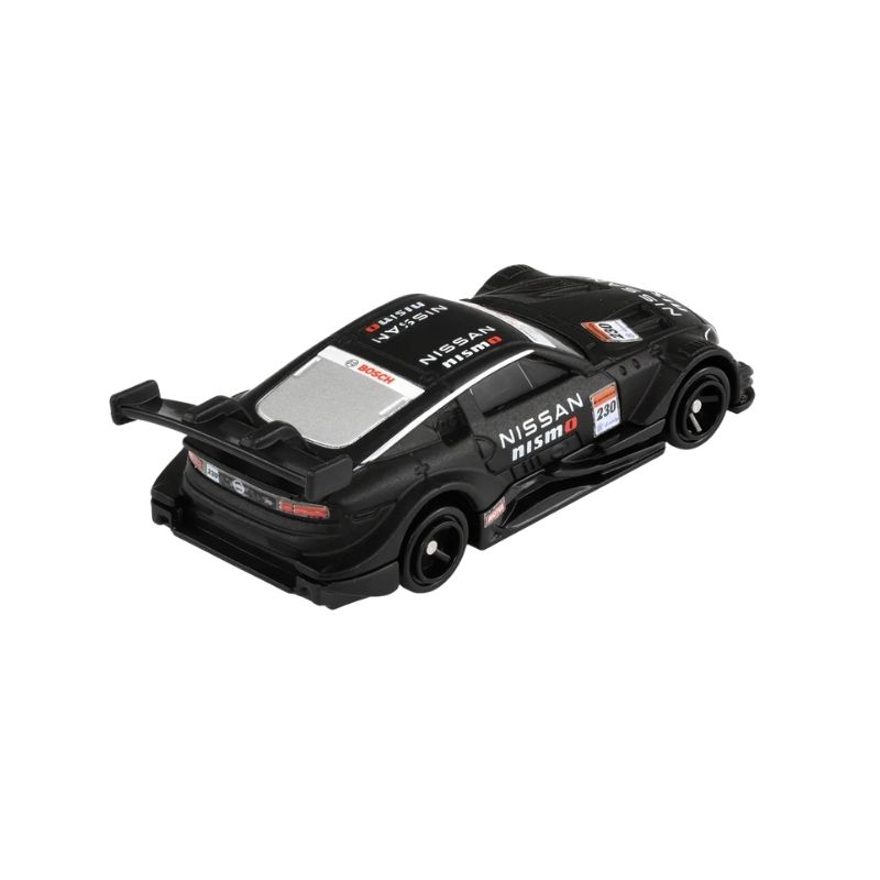 Takara Tomy Tomica Fairlady Z Nismo GT500 – TT-188704-2 Takara Tomy Tomica model of a Fairlady Z Nismo GT500, showcasing detailed design and vibrant colors