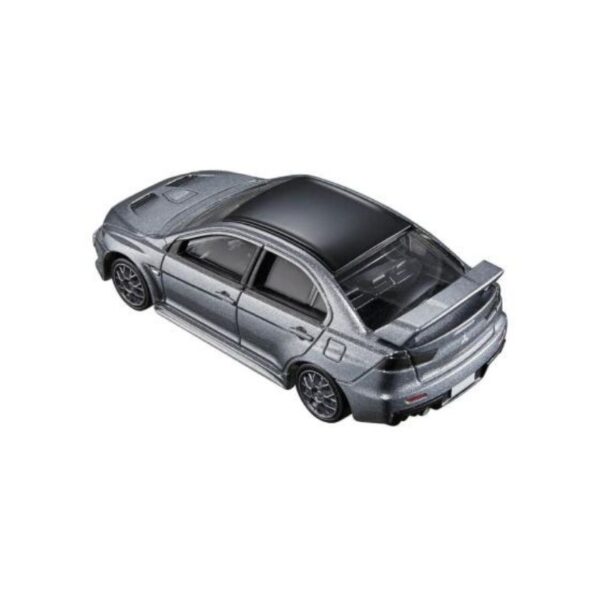 Takara Tomica, Tomica Premium, Mitsubishi Lancer Evolution, Lancer Evo Final Edition, Evo Final Edition model, JDM die-cast car, Japanese sports car model, collectible die-cast car, premium model car, Tomica collectible, Mitsubishi Evo model, scale model car, motorsport collectible, limited edition die-cast
