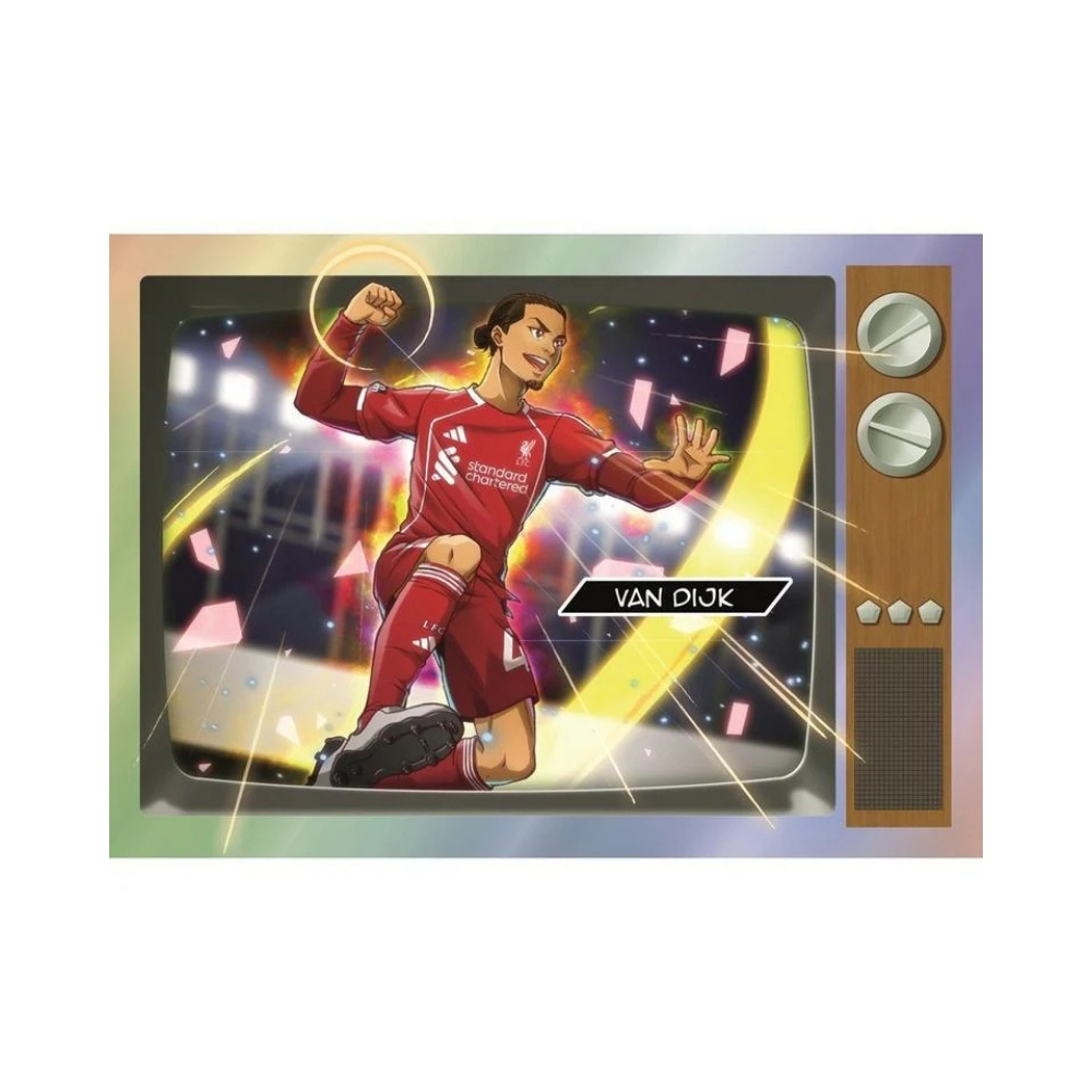 Topps Premier League Chrome 2026 Tin – 8697-4 Topps Premier League Chrome 2026 collectible tin featuring vibrant team graphics and player images