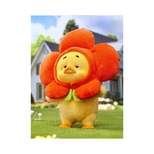 Plush toy of an upset duck with a cute expression, packaged in a blind box for surprise unboxing