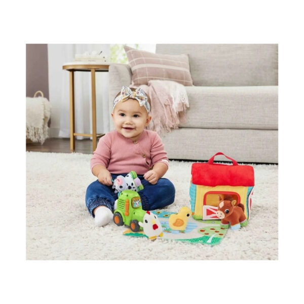 Soft play set by Vtech includes various farmyard animals designed for safe, engaging play for young children