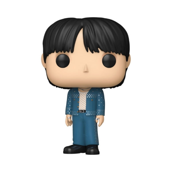 Collectible Funko Pop! of BTS's Jimin, showcasing his look from the 